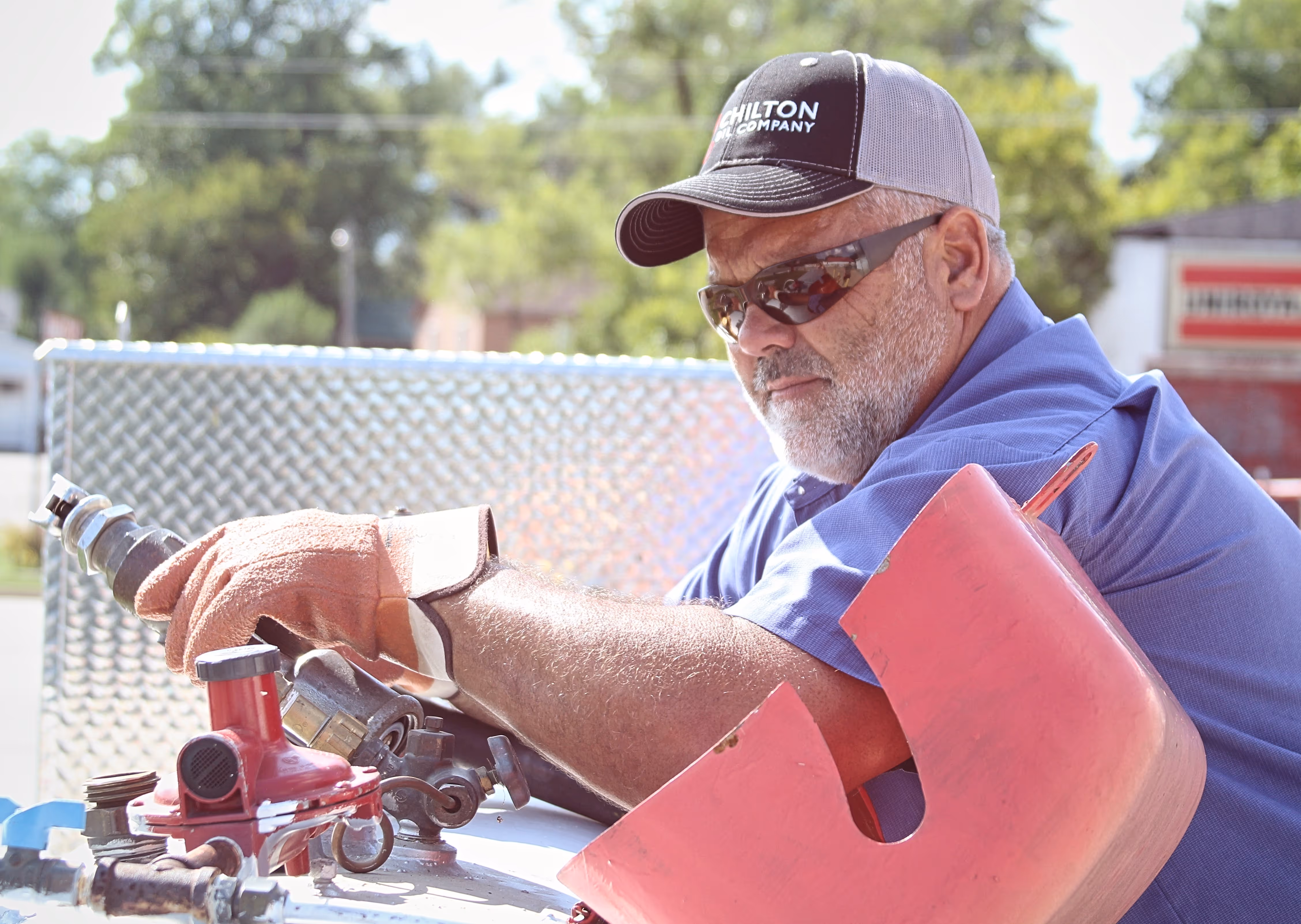 Chilton Oil will-call propane delivery truck